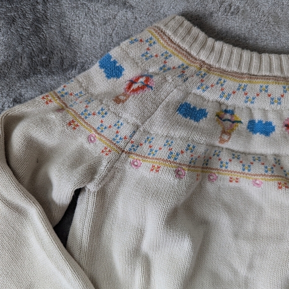 Hanna Andersson Hopscotch Cardigan Knit Hot Air Balloon Sweater - Picture 9 of 11